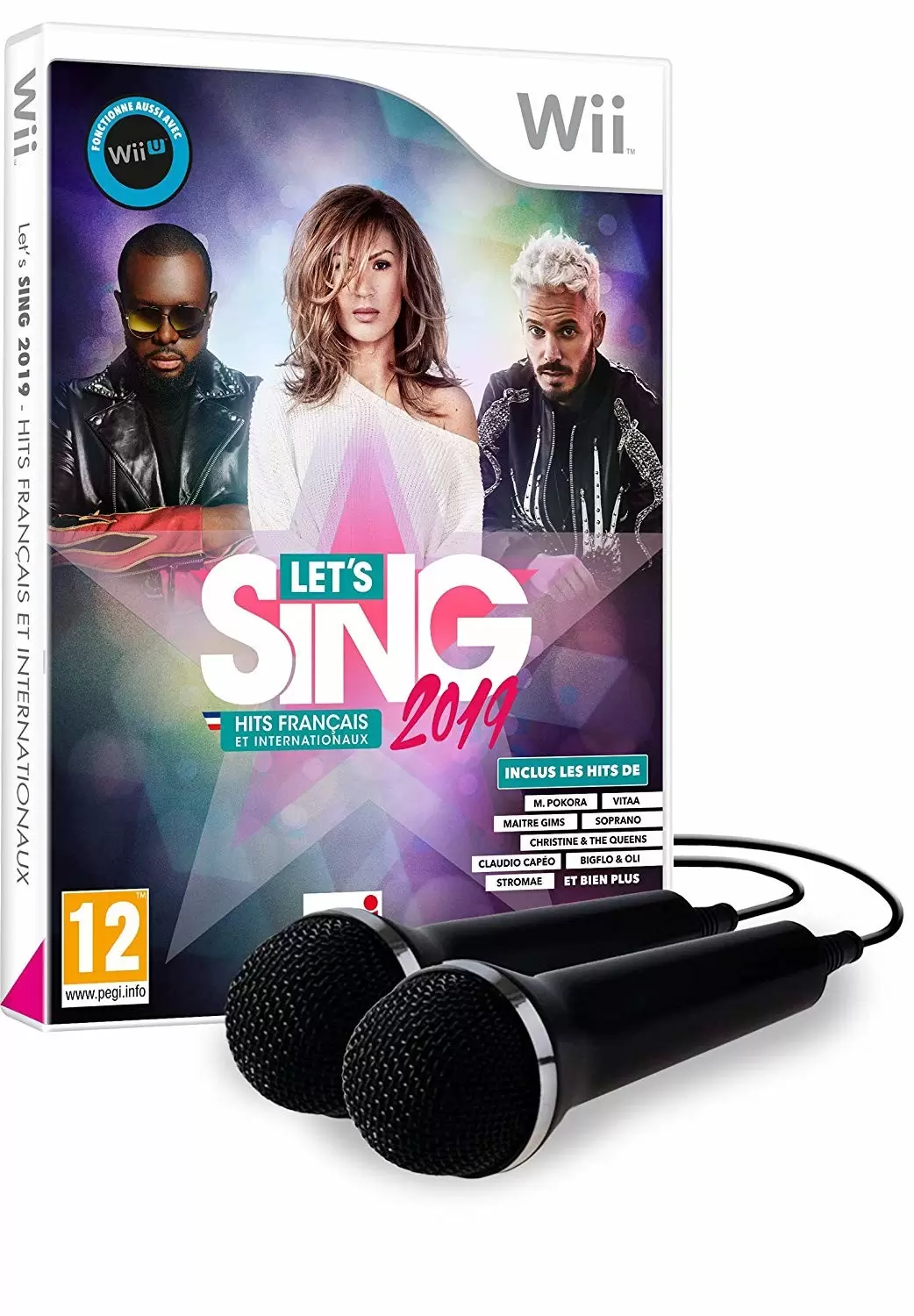 Nintendo Wii Games - Let\'s Sing 2019 Hits Français Et Internationaux + 2 Micros