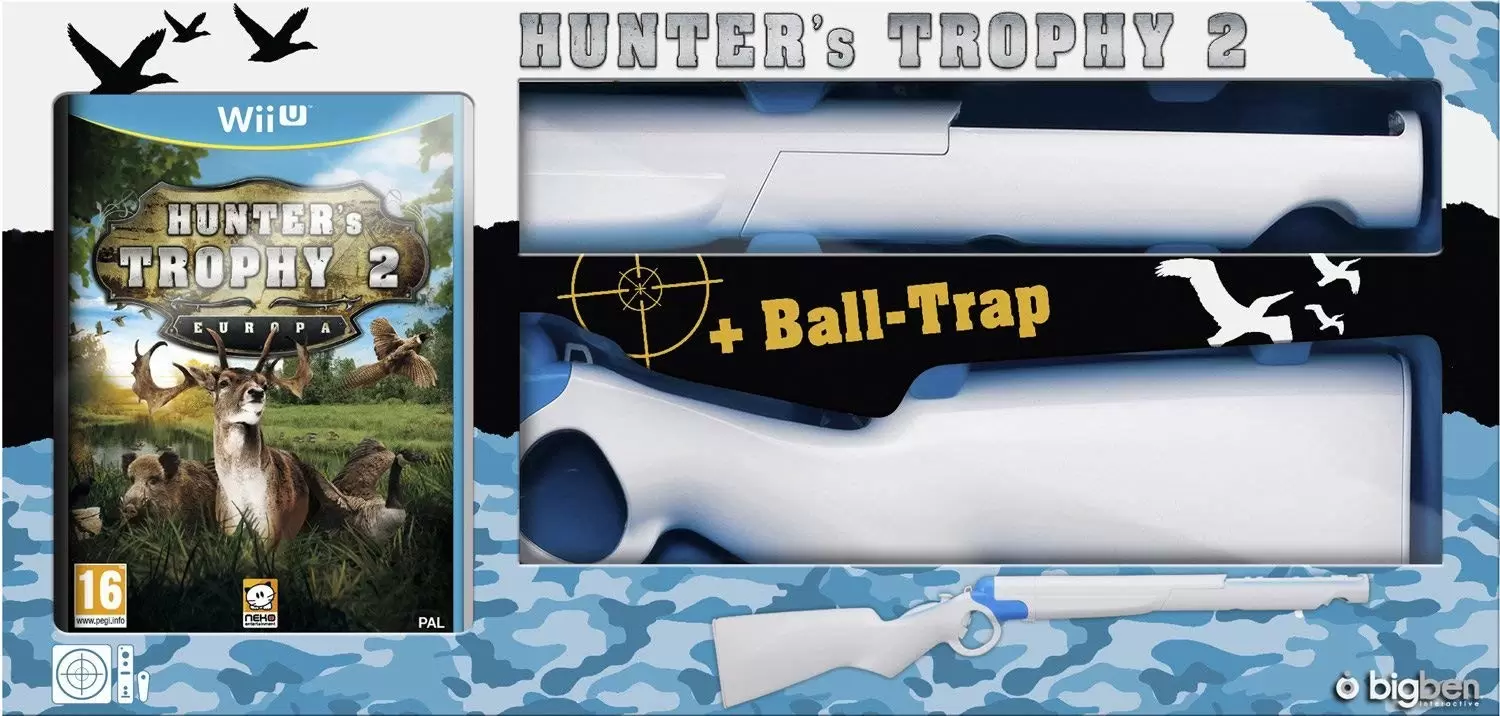 Jeux Wii U - Hunter’s trophy 2 : Europa + Gun (blanc)