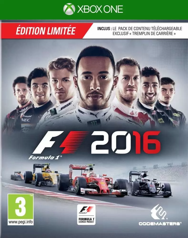 Jeux XBOX One - F1 2016 Edition Limitée