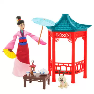 Poupées Disney Store Classiques - Princess Mulan Tea Ceremony Playset