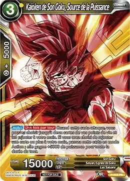 Dragon Ball Super Carte Promo FR - Kaioken de Son Goku, Source de la Puissance