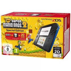 Console Nintendo 2DS - Noir/Bleu + Jeu Super Mario Bros. 2