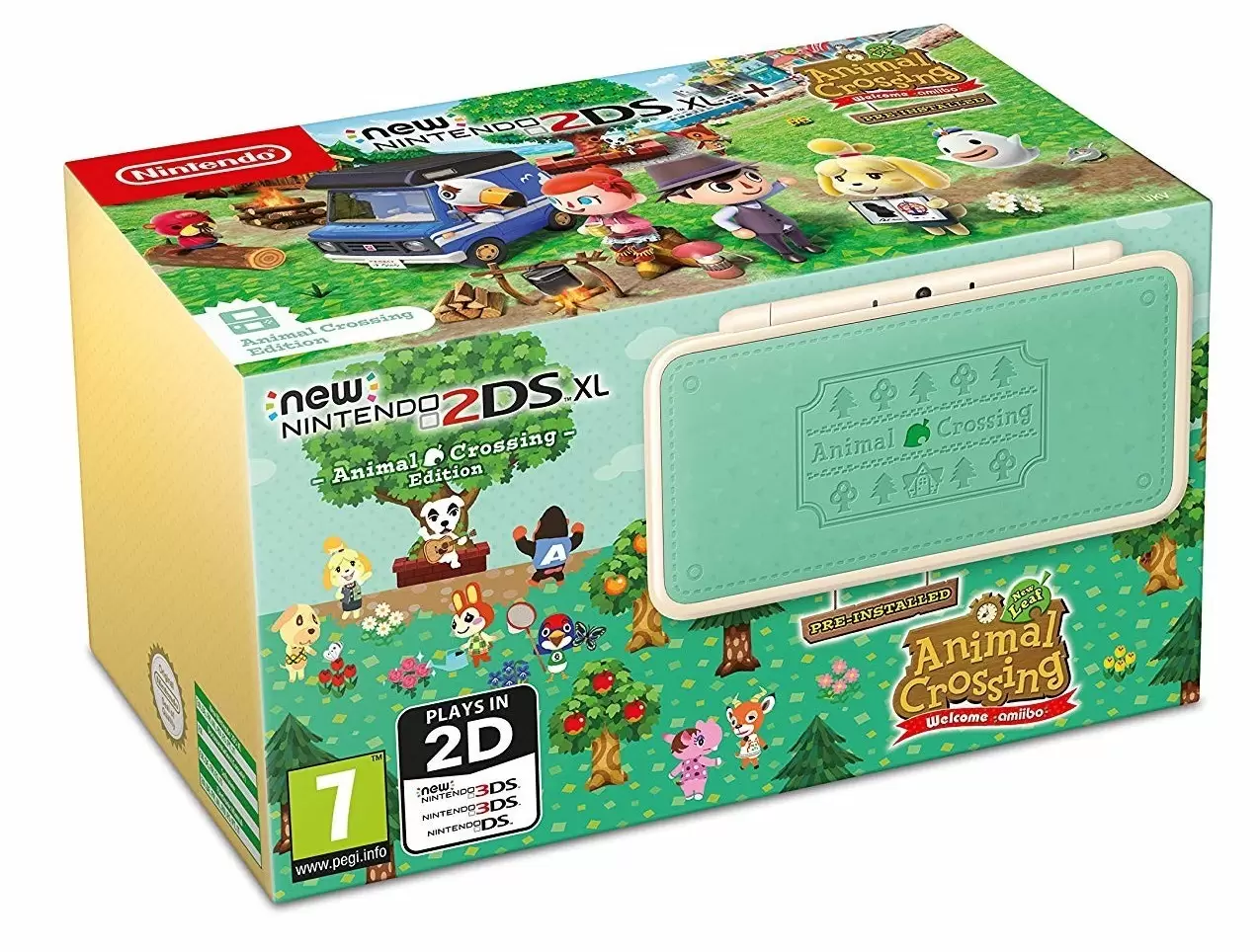 Nintendo 2DS Stuff - New 2DS XL - Animal Crossing Edition