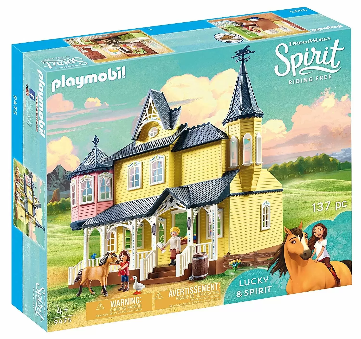 Playmobil Spirit Dreamworks - La Maison heureuse de Lucky