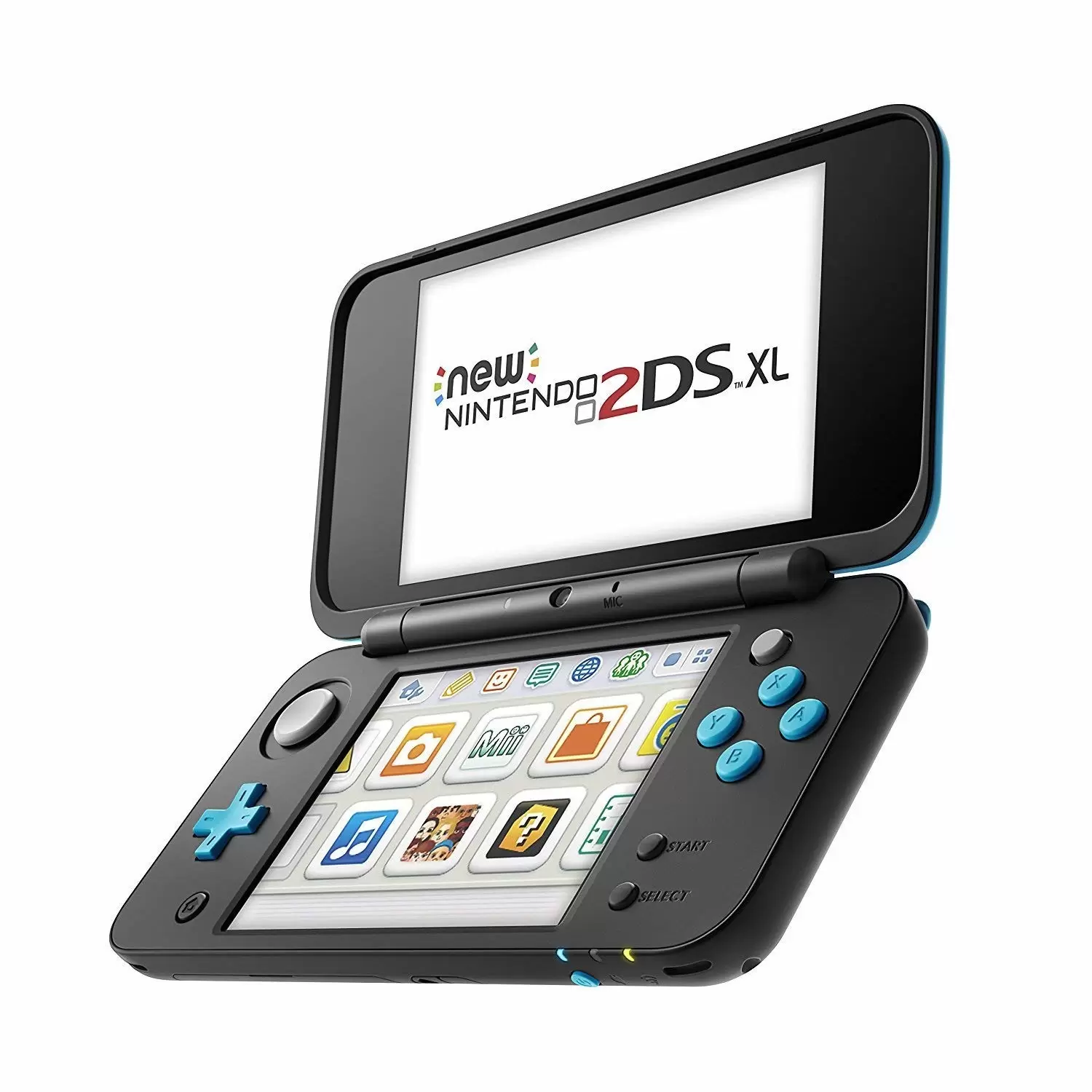 Console New Nintendo 2DS XL - Black + Turquoise - Nintendo Stuff