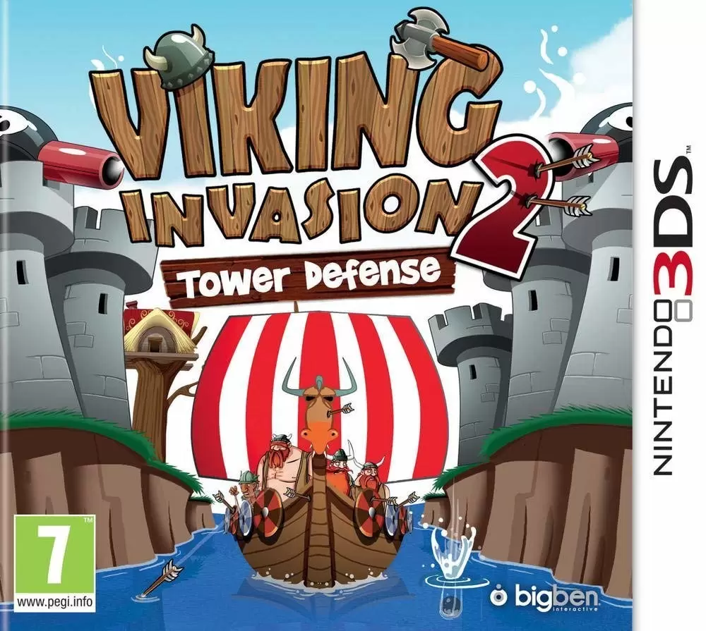 Jeux Nintendo 2DS / 3DS - Viking Invasion 2 : Tower Defense