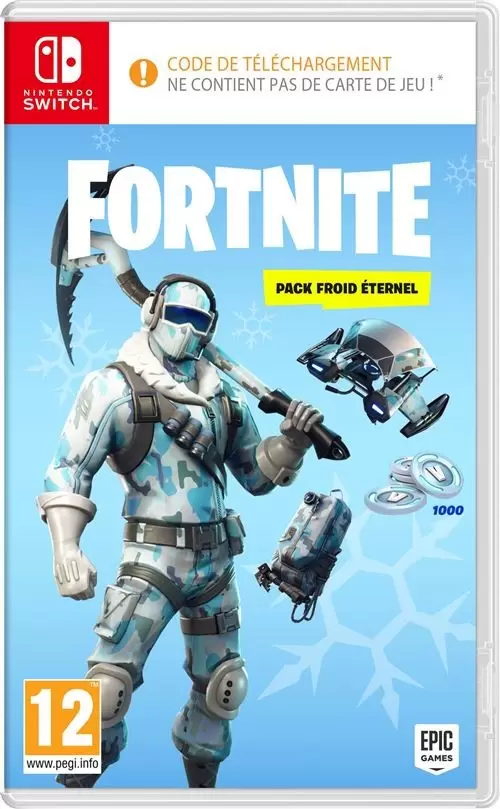 Jeux Nintendo Switch - Fortnite Pack Froid Eternel