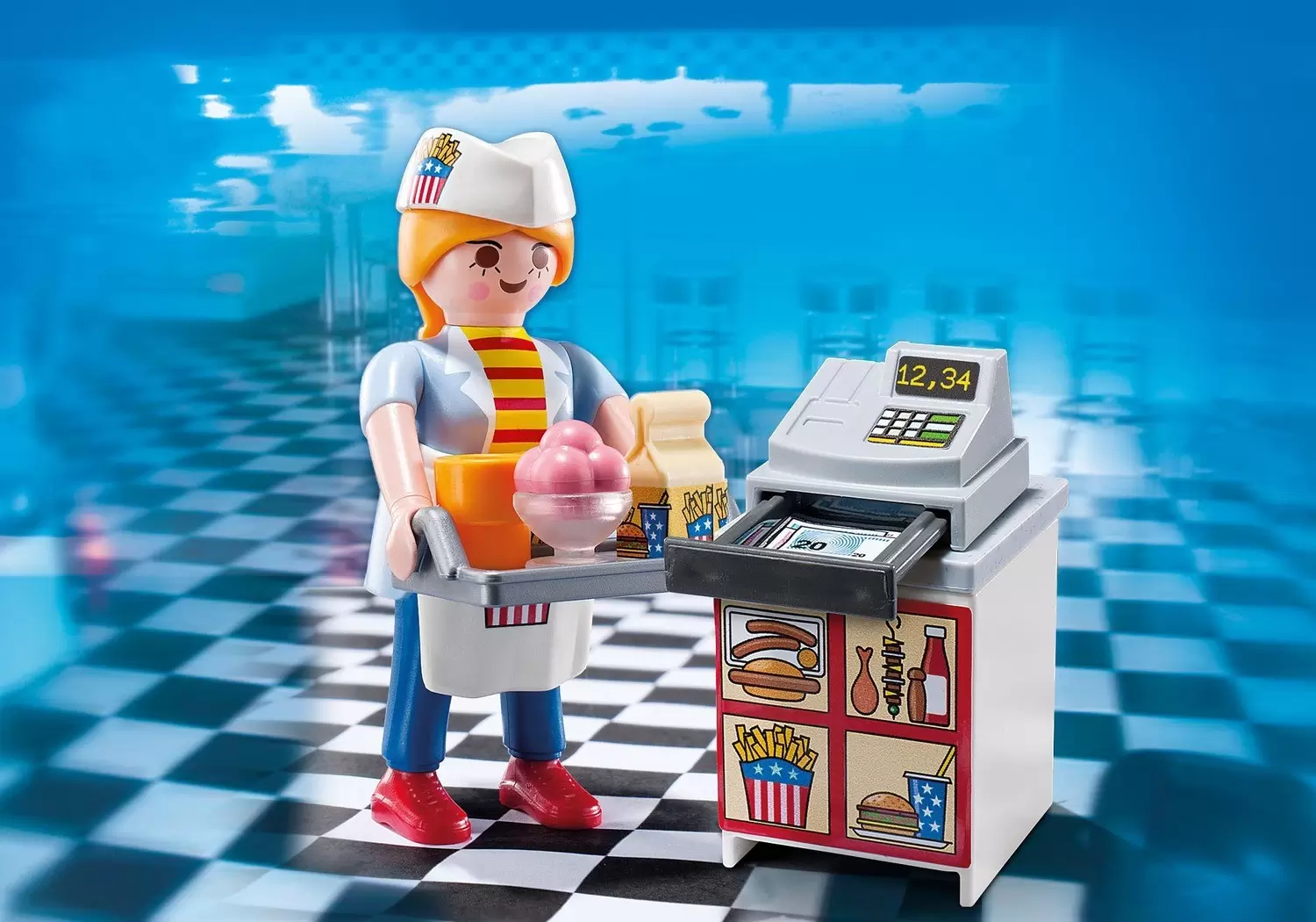 Playmobil SpecialPlus - Waitress with Cash Register