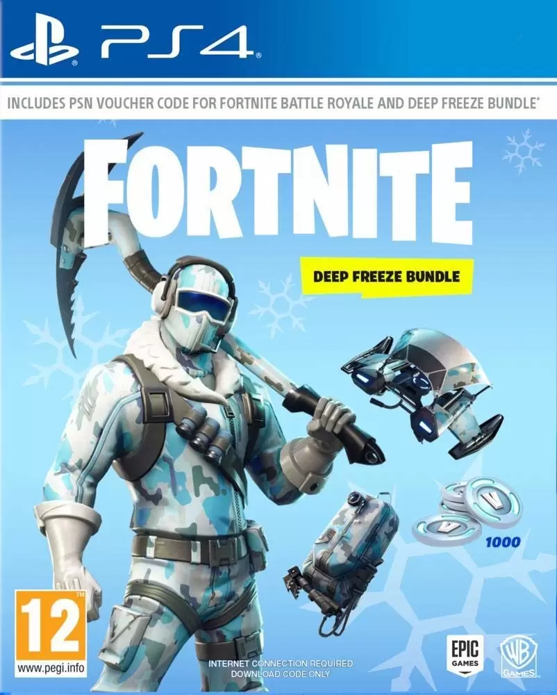 Jeux PS4 - Fortnite Pack Froid Eternel