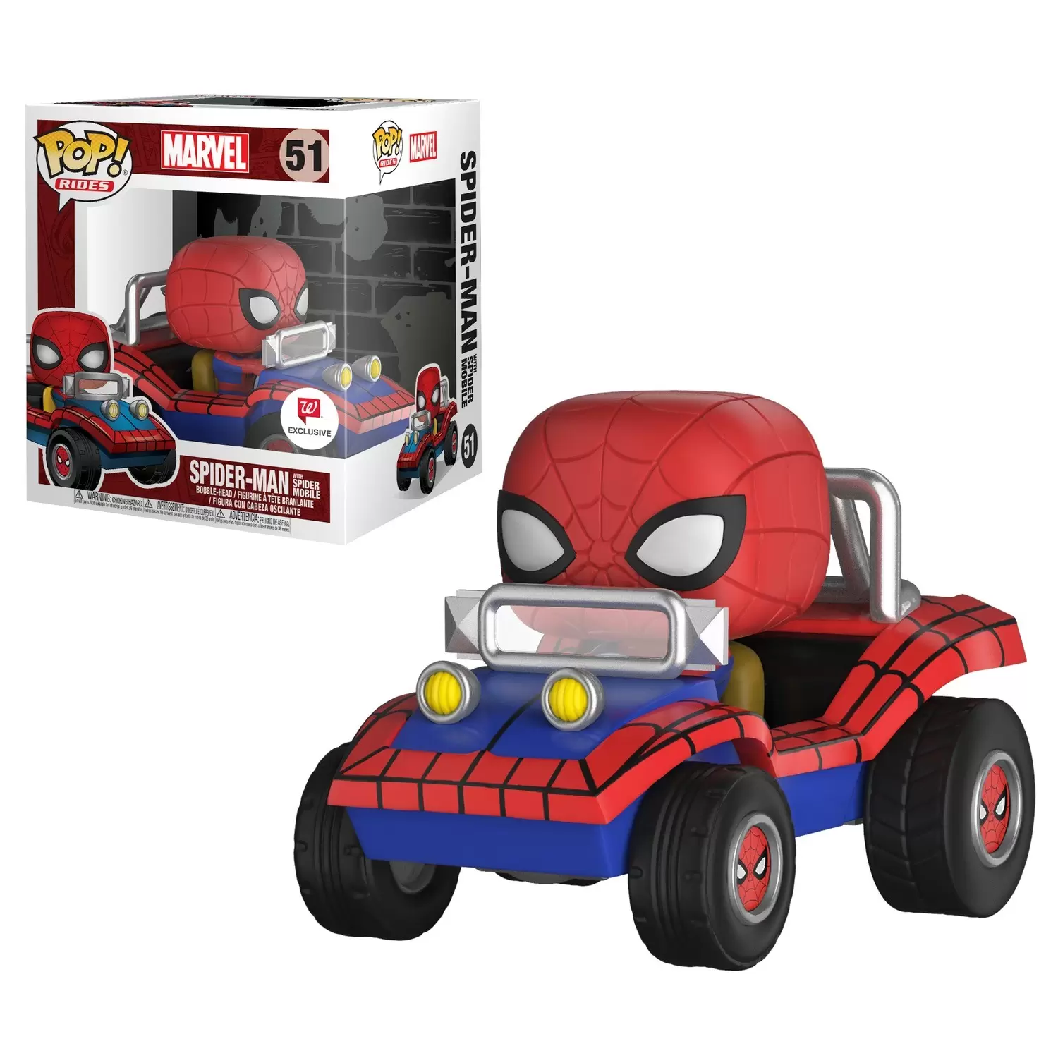 POP! Rides - Marvel - Spider-Man with Spider-Mobile