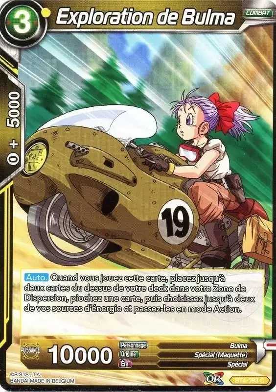 Colossal Warfare [BT4] - Exploration de Bulma foil