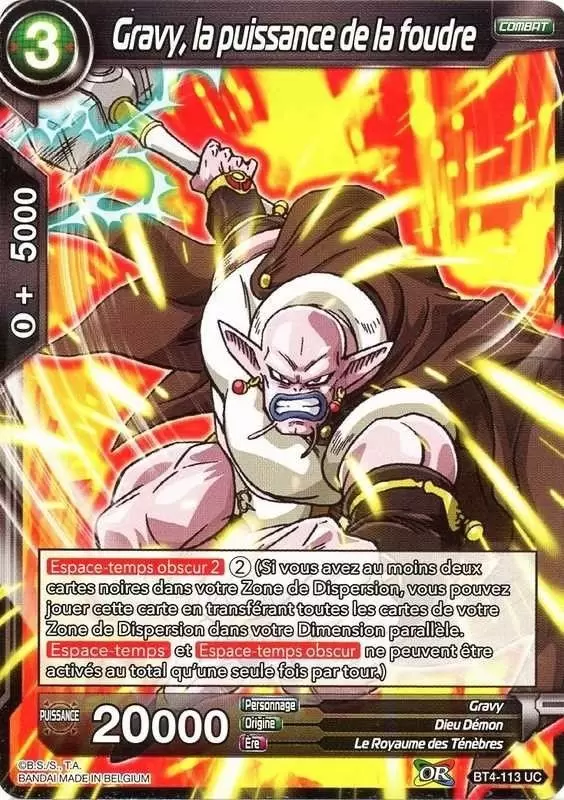 Colossal Warfare [BT4] - Gravy, la puissance de la foudre foil