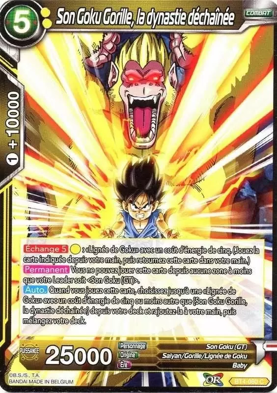 Colossal Warfare [BT4] - Son Goku Gorille, la dynastie déchaînée foil