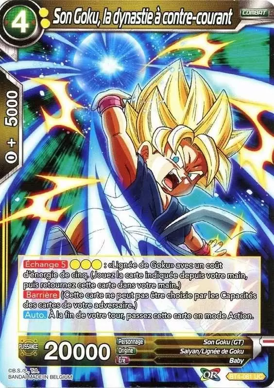 Colossal Warfare [BT4] - Son Goku, la dynastie à contre-courant foil