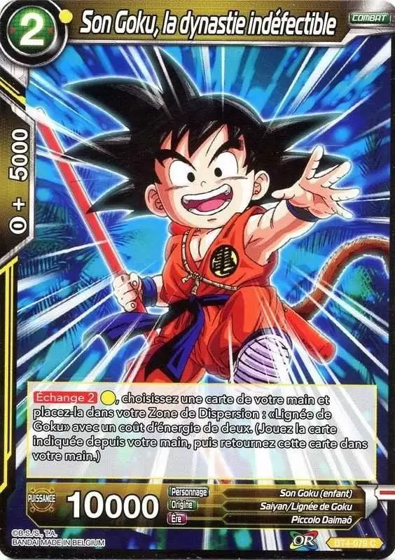 Colossal Warfare [BT4] - Son Goku, la dynastie indéfectible foil