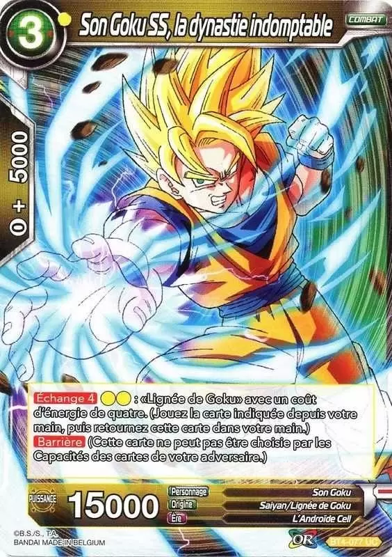 Colossal Warfare [BT4] - Son Goku SS, la dynastie indomptable foil
