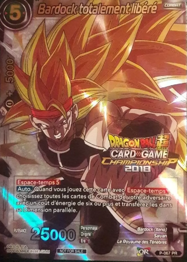 Dragon Ball Super Carte Promo FR - Bardock totalement libéré