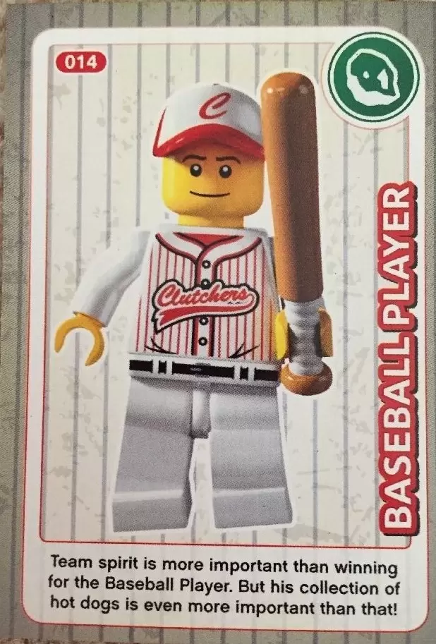 Sainsburys Lego Create the World 2017 - Baseball Player