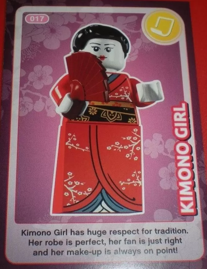 Sainsburys Lego Create the World 2017 - Kimono Girl