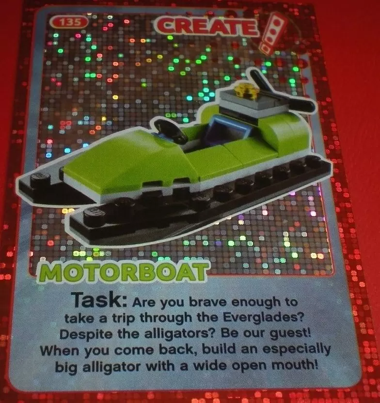 Sainsburys Lego Create the World 2017 - Motorboat