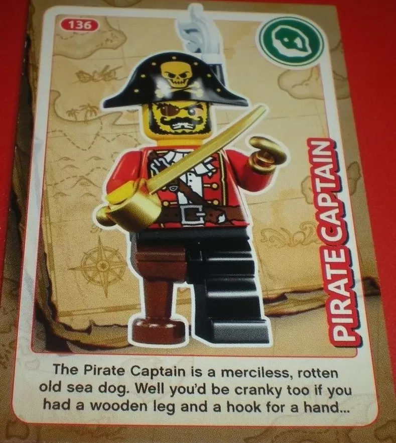 Sainsburys Lego Create the World 2017 - Pirate Captain