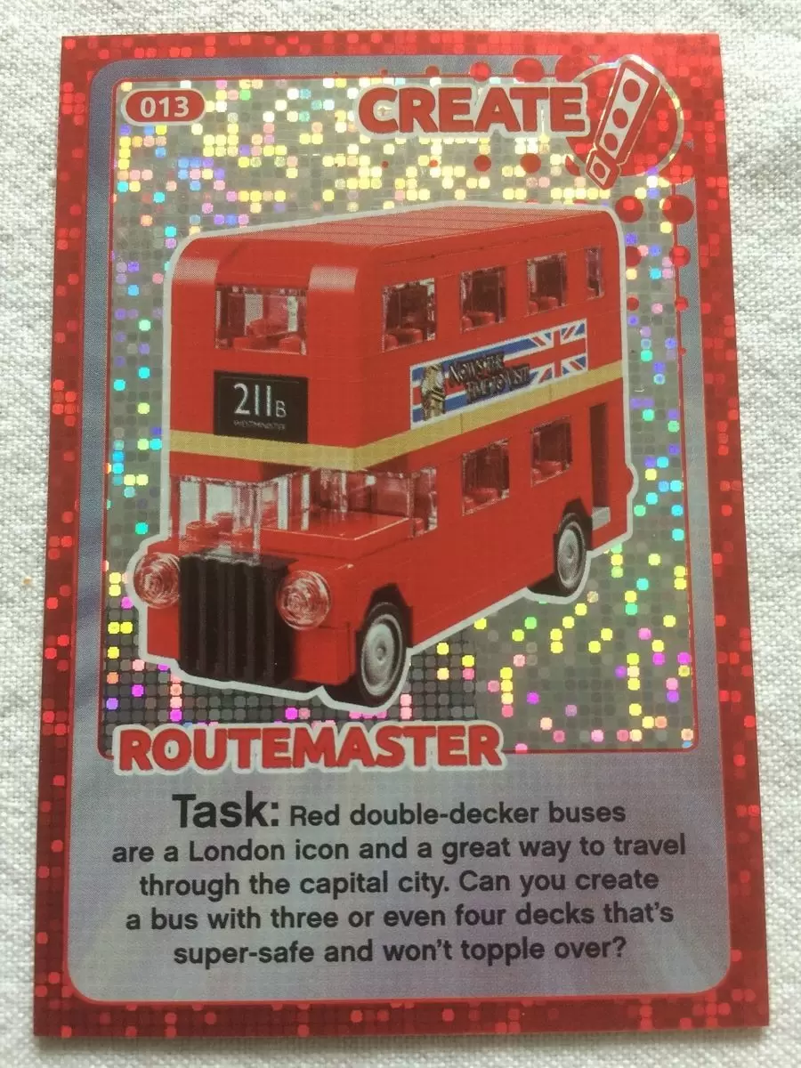 Sainsburys Lego Create the World 2017 - Routemaster