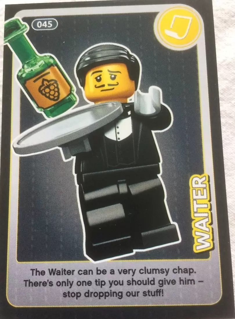 Sainsburys Lego Create the World 2017 - Waiter
