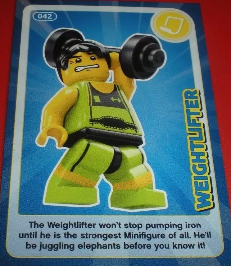 Sainsburys Lego Create the World 2017 - Weightlifter