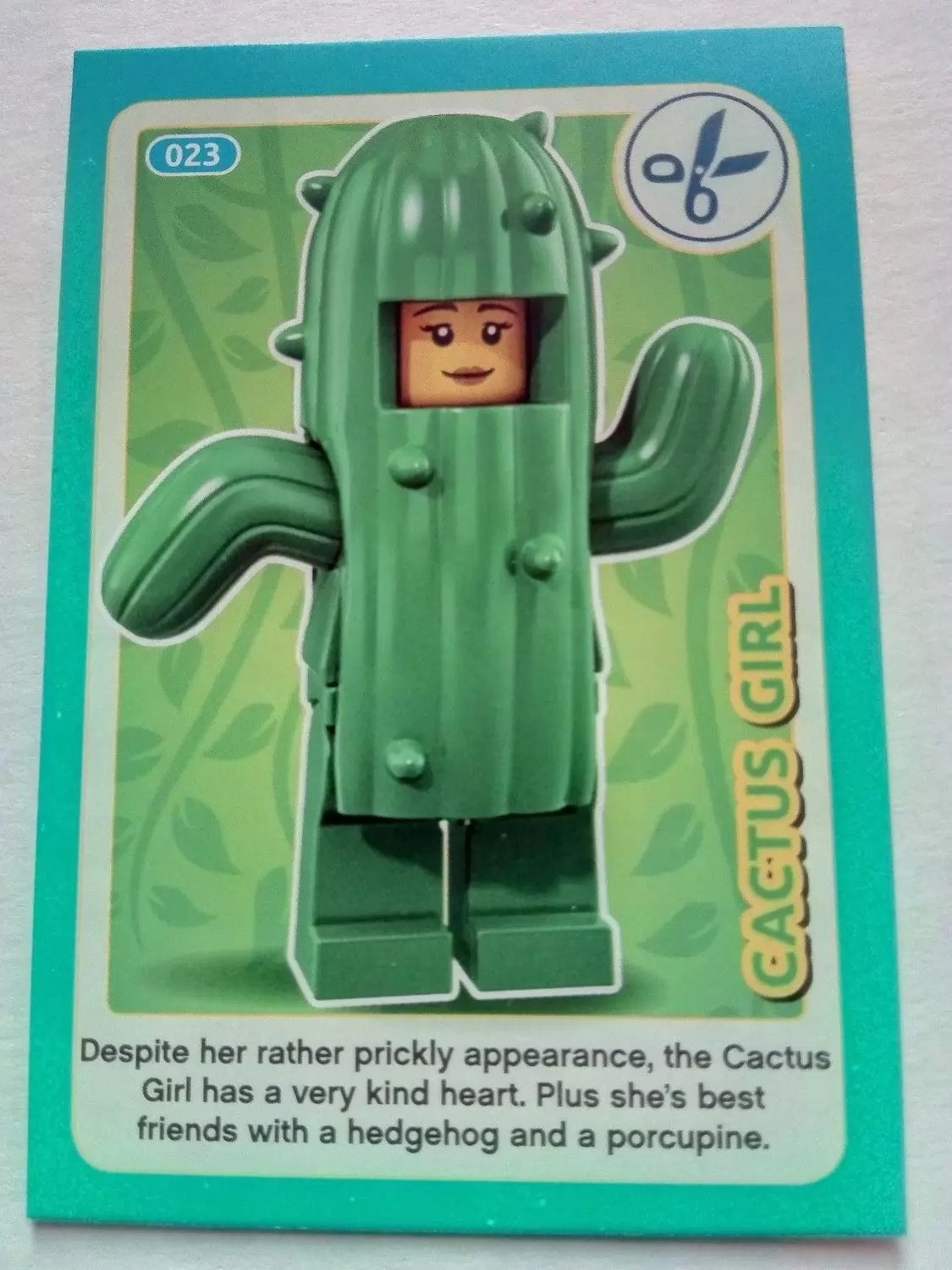 2018 Lego Incredible Inventions Create The World Card Cactus Girl # 023 