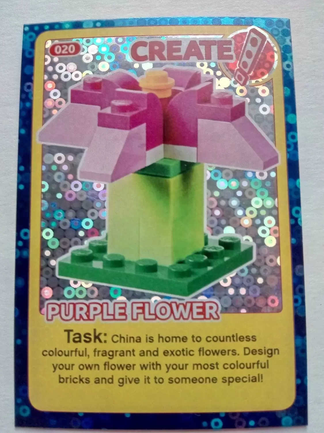 Sainsburys Lego Incredible Inventions 2018 - Purple Flower