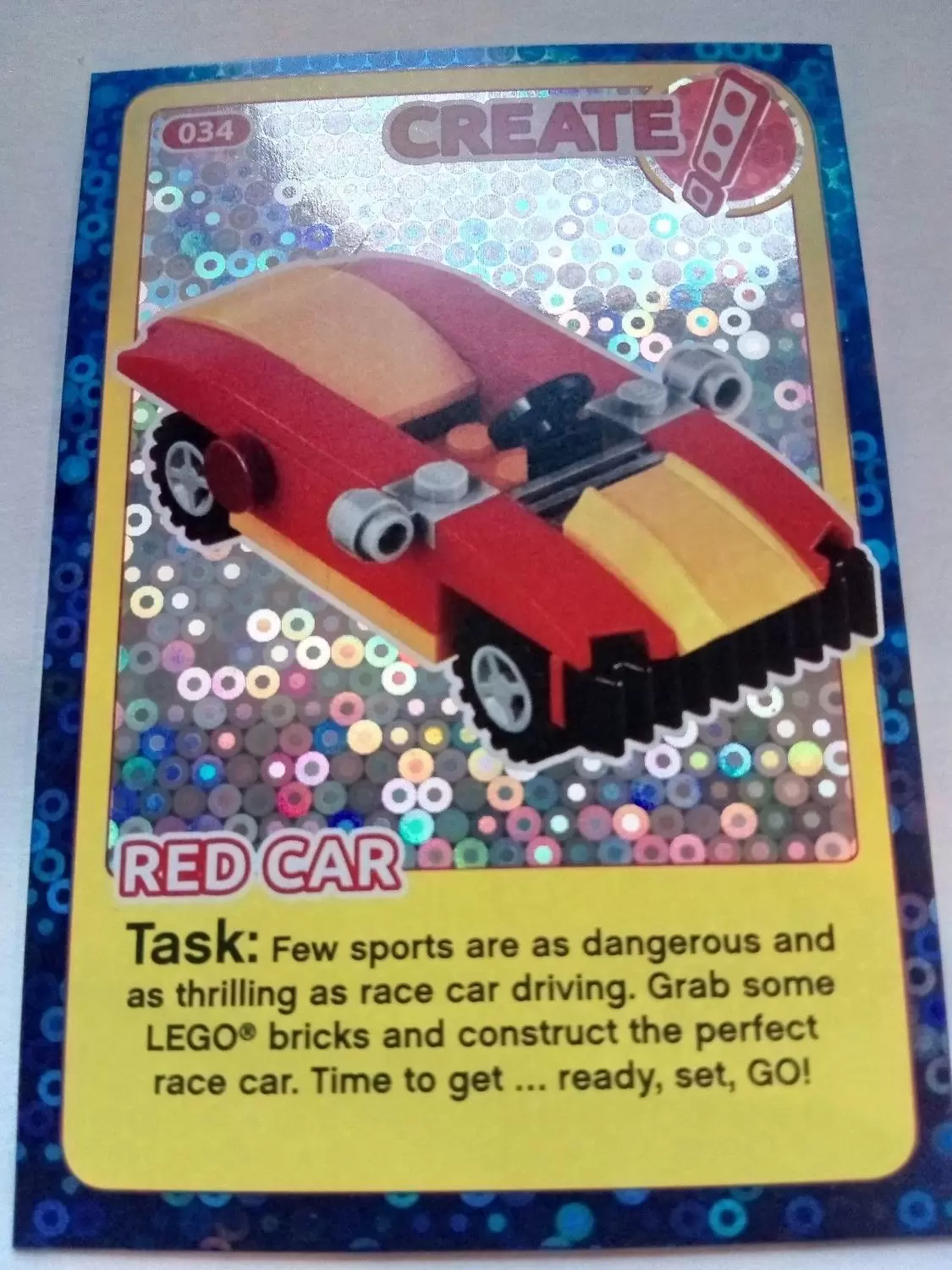 Sainsburys Lego Incredible Inventions 2018 - Red Car
