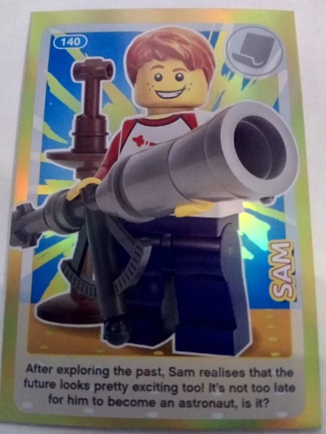 Sainsbury's Lego Incredible Inventions card No 70 Wizard 
