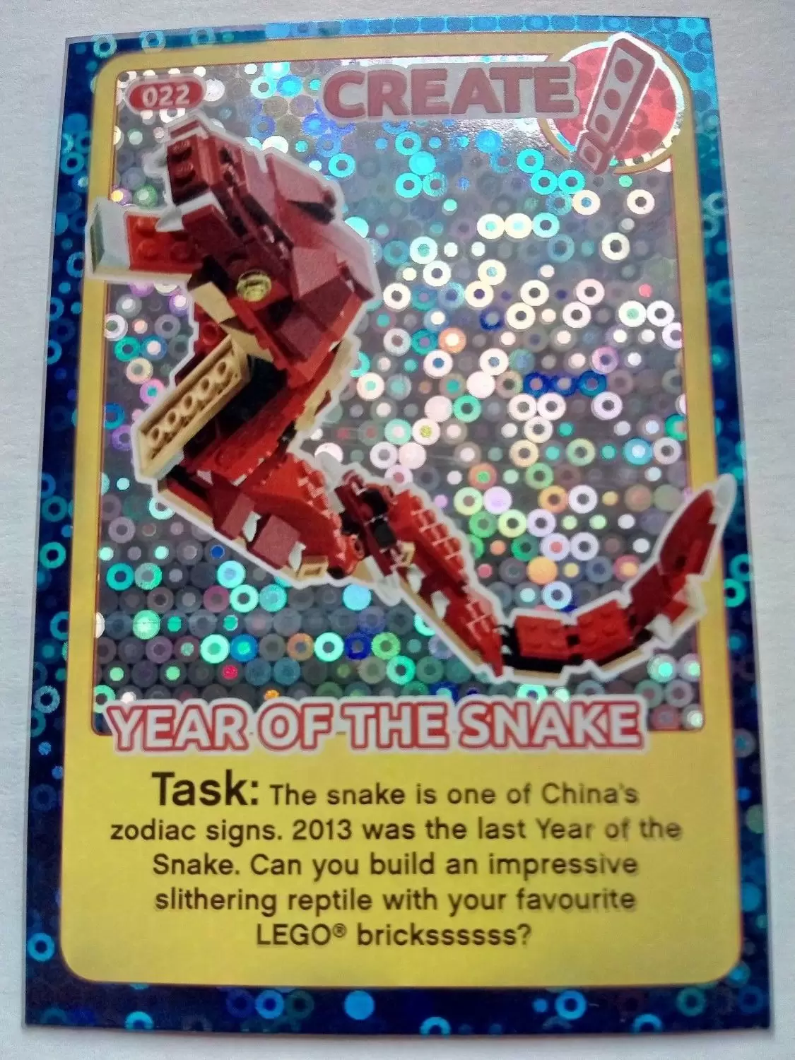 Sainsburys Lego Incredible Inventions 2018 - Year of the snake