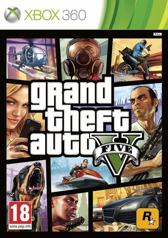 XBOX 360 Games - Grand Theft Auto V