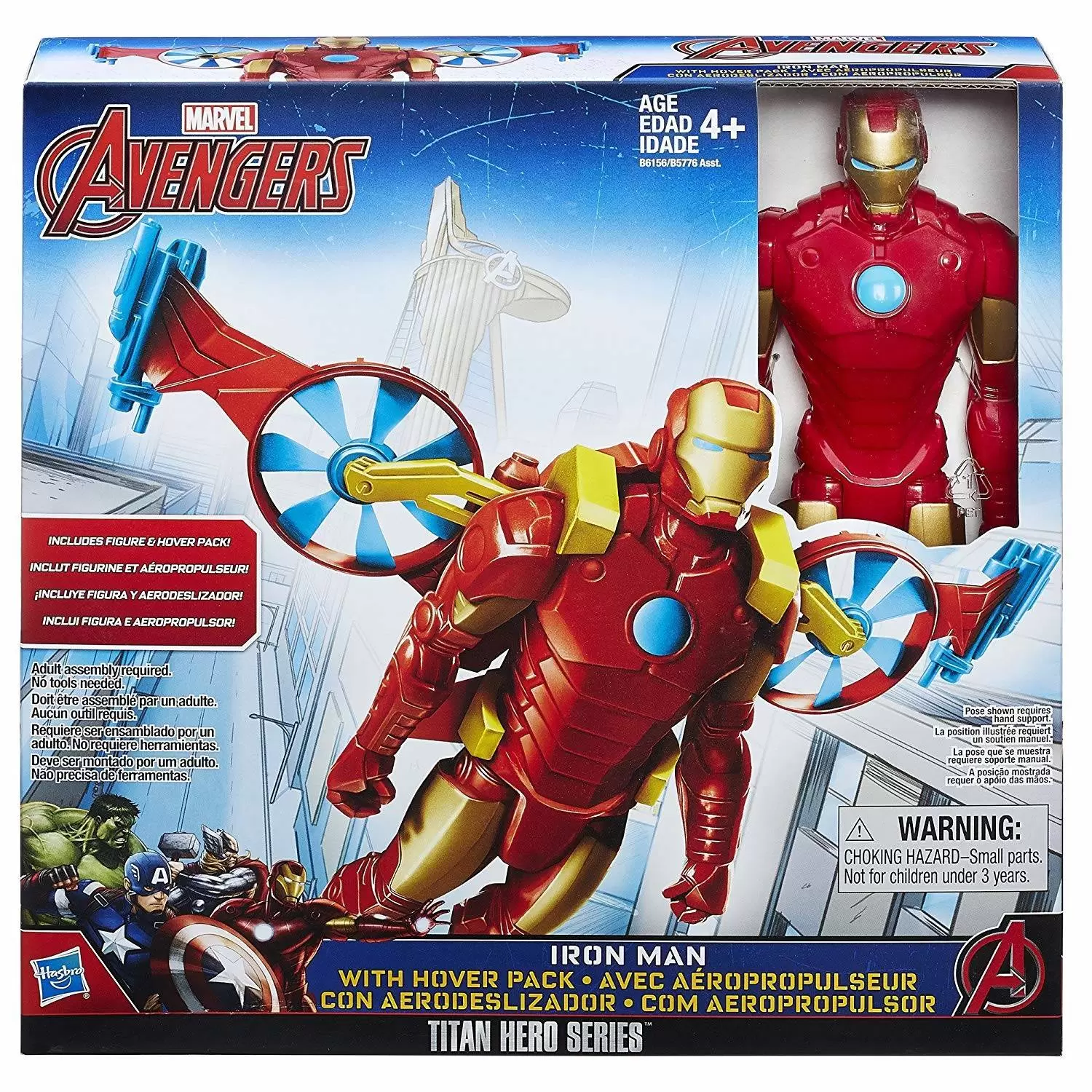 Titan Hero Series - Iron Man with Hover Pack - Avengers