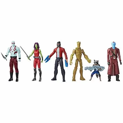 Titan Hero Series - Guardians of The Galaxy - Pack 6 Figurines