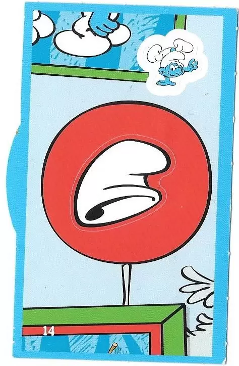 Schtroumpf La Vie (Magasins U) - Sticker \