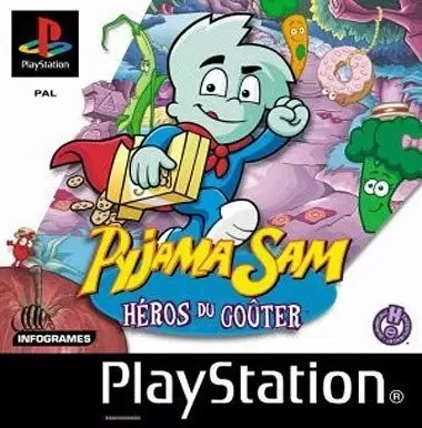 Jeux Playstation PS1 - Pyjama Sam heros du gouter