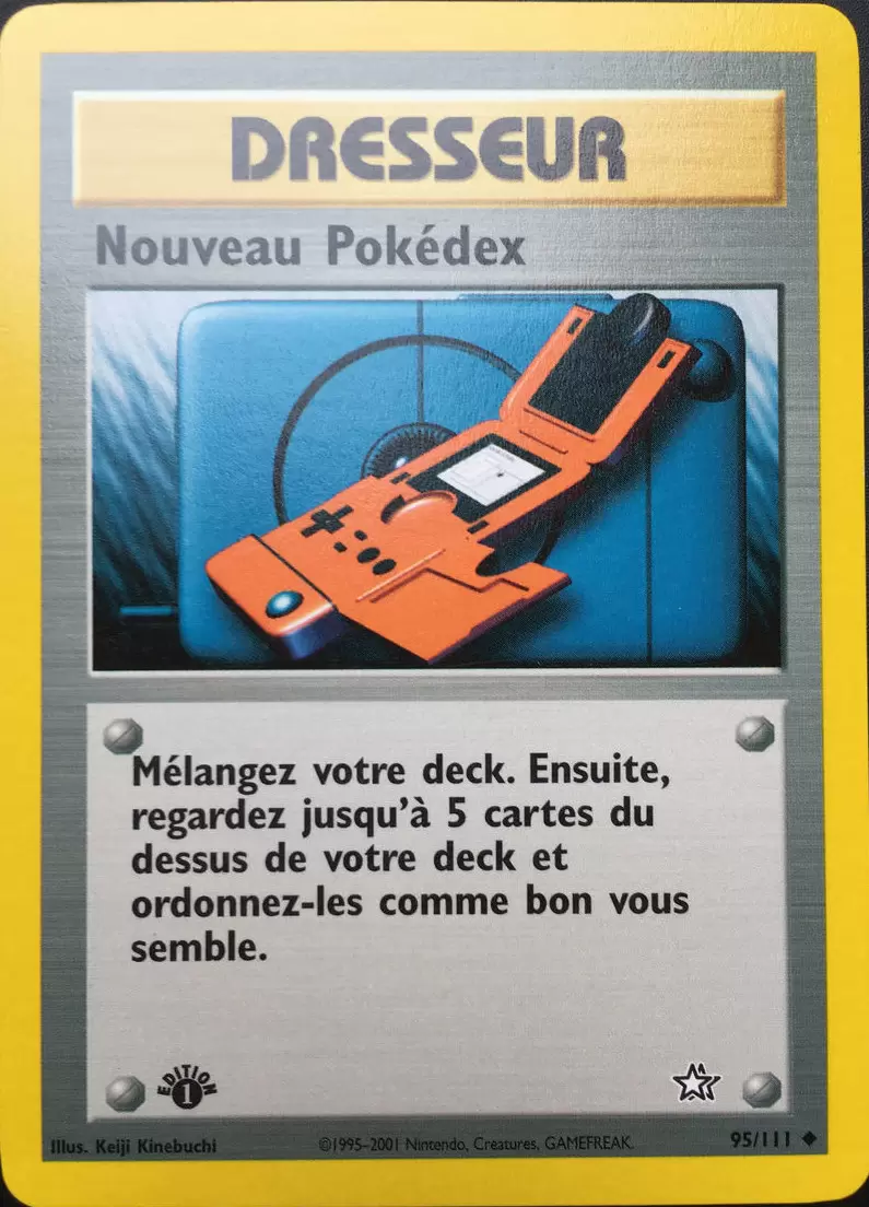 Neo Genesis - Nouveau Pokédex édition 1