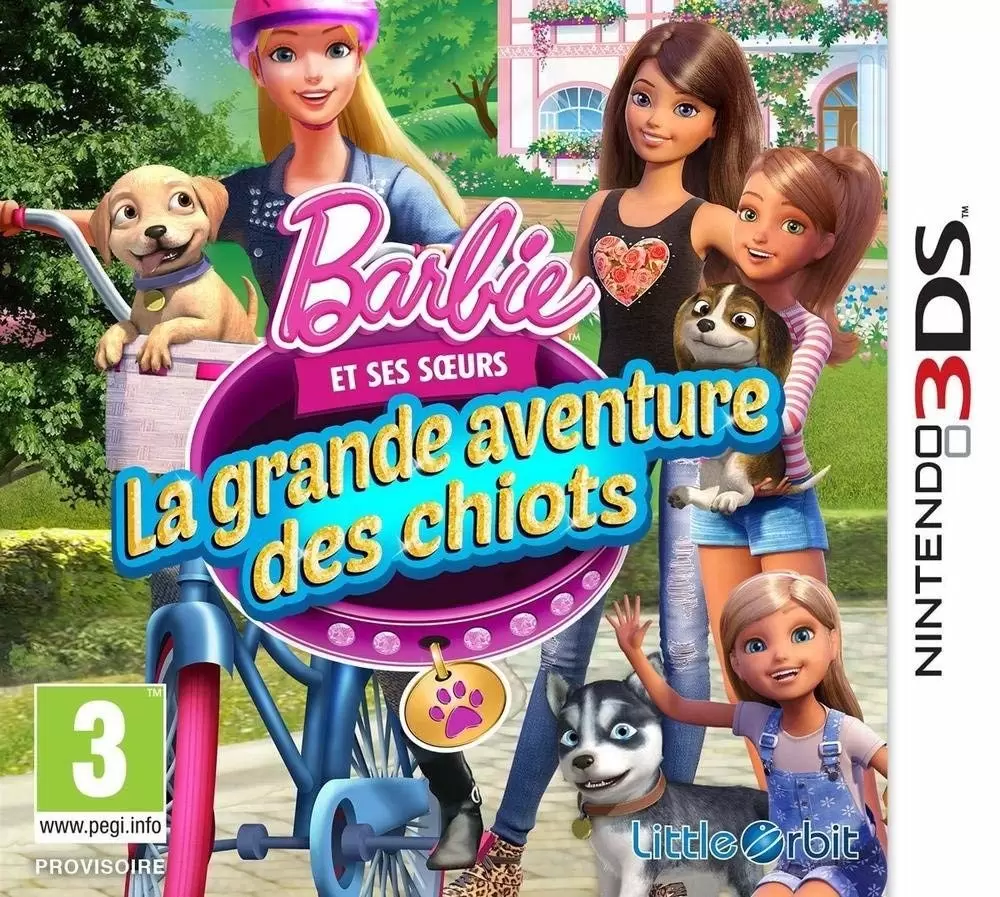 Nintendo 2DS / 3DS Games - Barbie et la Grande Aventure des Chiots