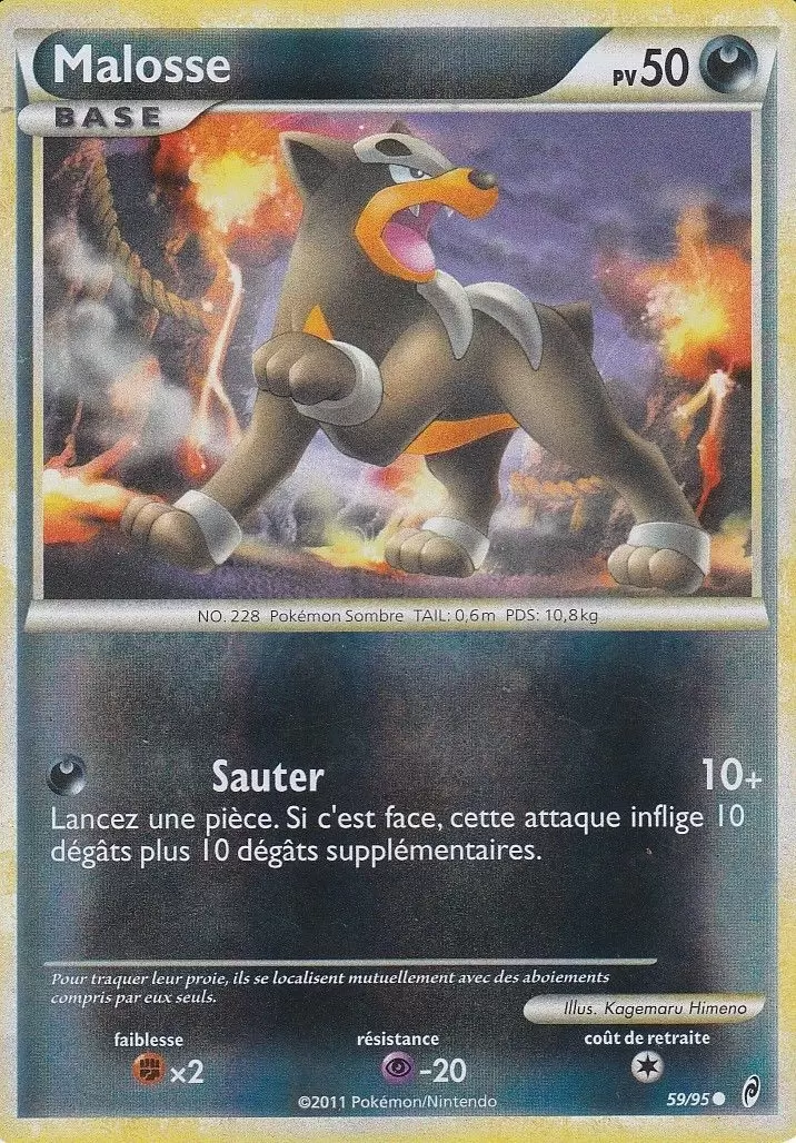 Pokémon L\'appel des Légendes - Malosse Reverse