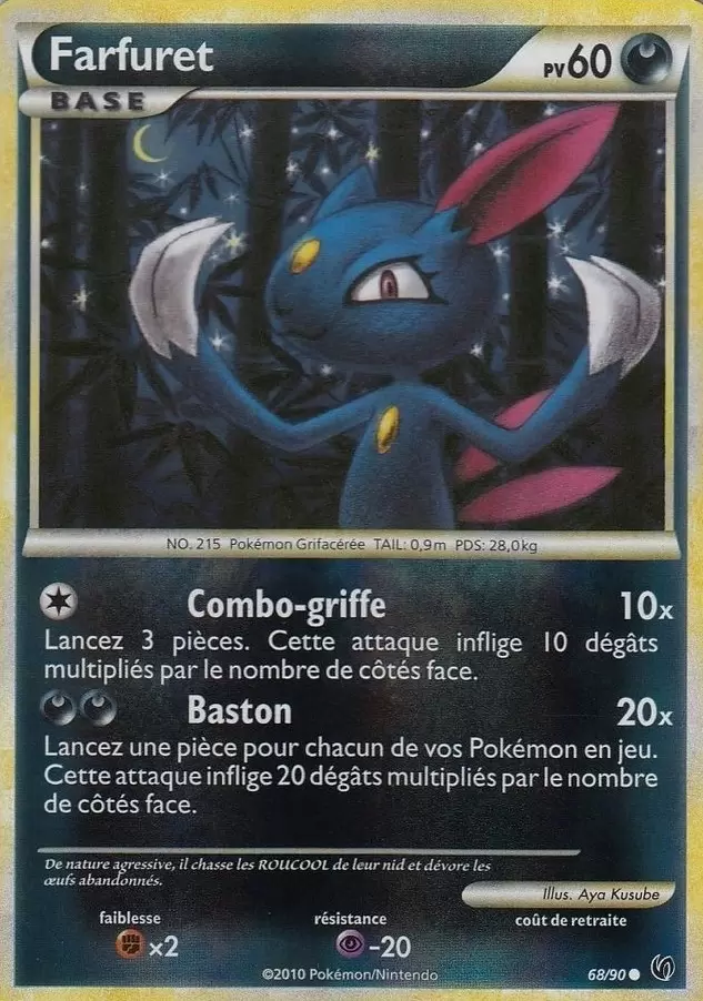 Pokémon Série HS-Indomptable - Farfuret Reverse