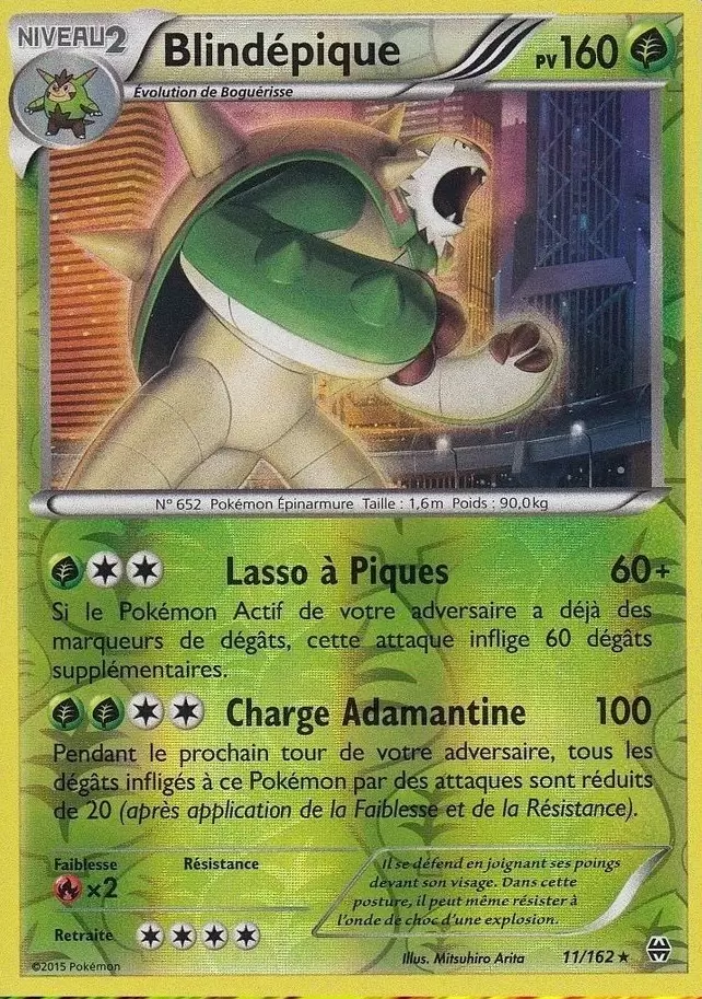 Pokémon XY Impulsion Turbo - Blindépique Reverse