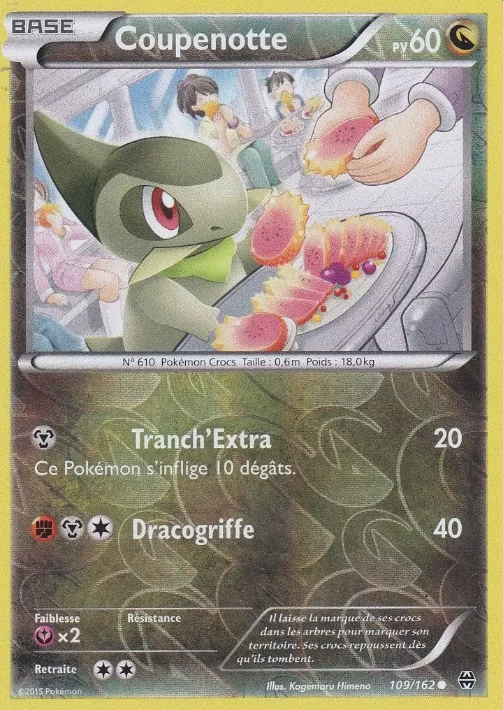 Pokémon XY Impulsion Turbo - Coupenotte Reverse