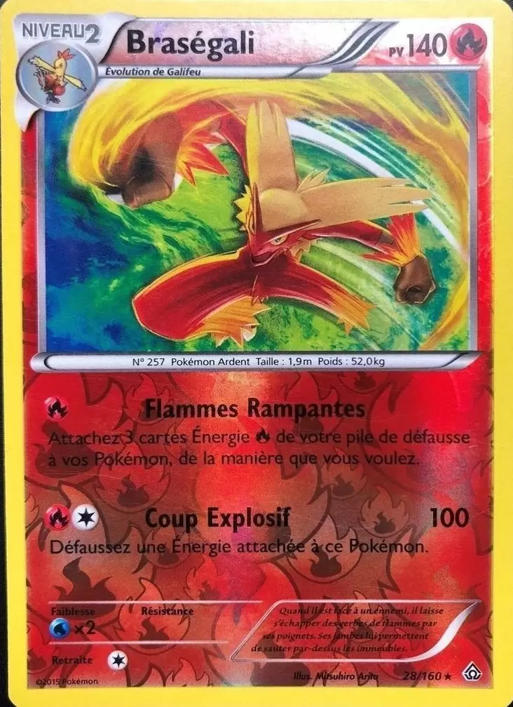 Pokémon XY Primo Choc - Braségali Reverse