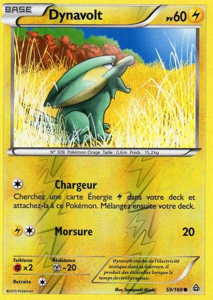 Pokémon XY Primo Choc - Dynavolt Reverse