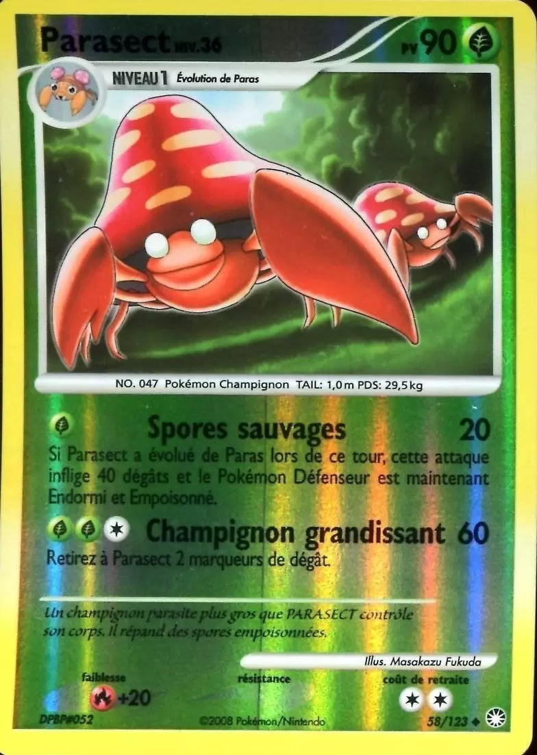 Trésors Mystérieux - Parasect Reverse