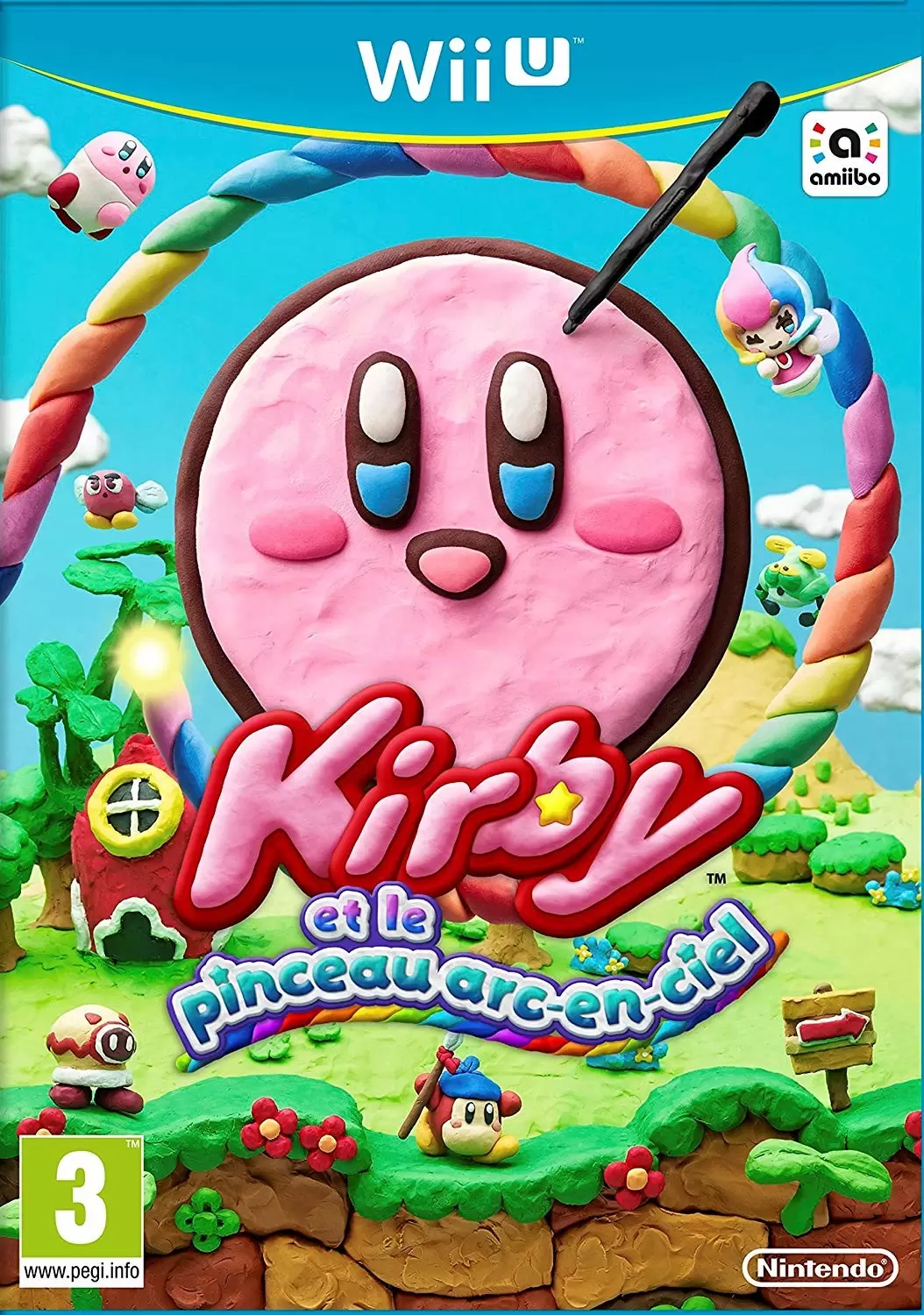 Jeux Wii U - Kirby et le pinceau arc-en-ciel