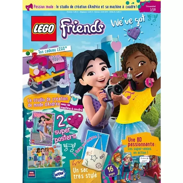 LEGO Friends Magazine - Le studio de création de mode d\'Andréa