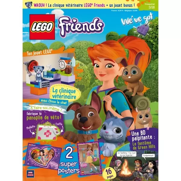 LEGO Friends Magazine - Clinique vétérinaire avec Chico le chat